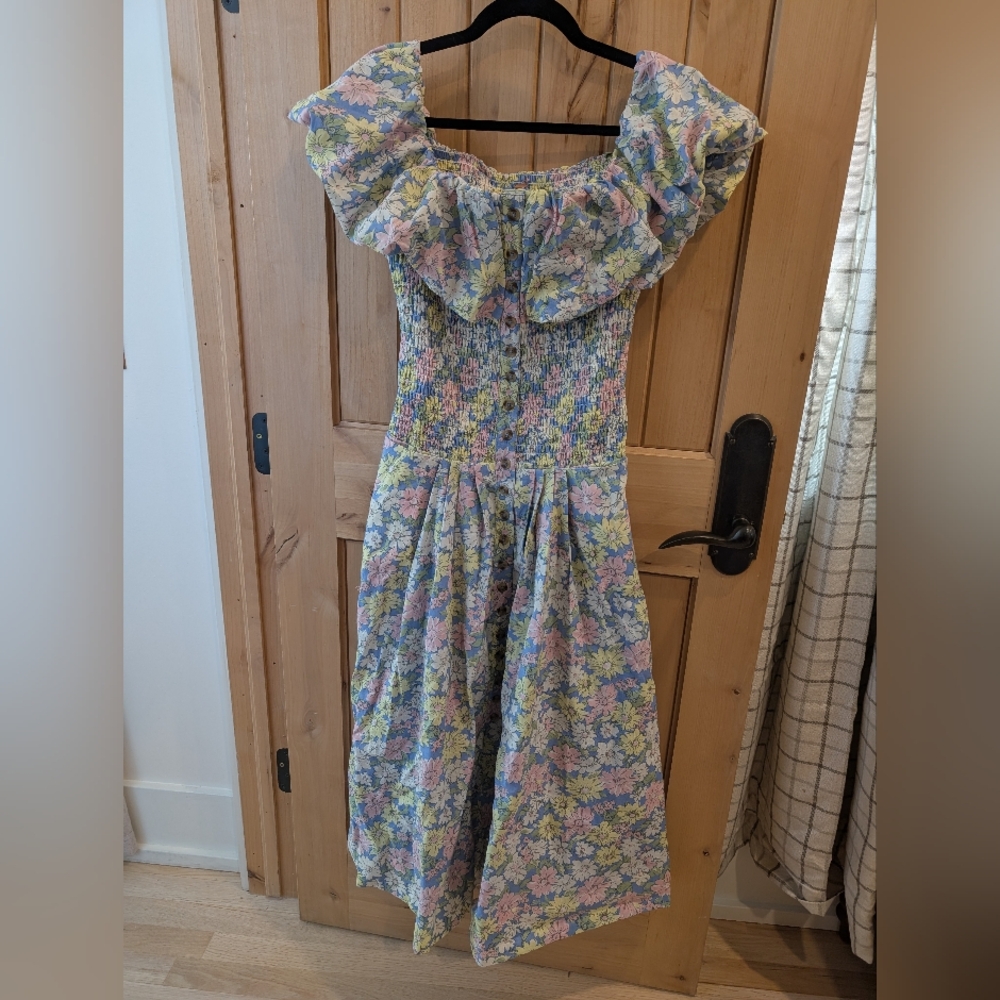 NWOT Free People Lewis Floral Maxi Dress | Size M